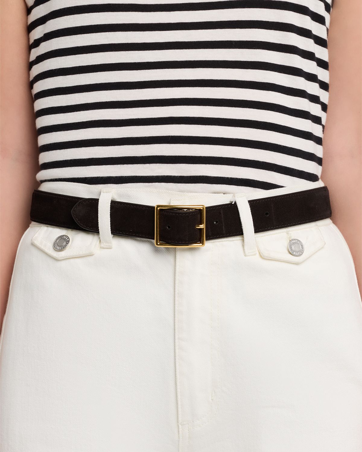 Nili Lotan Gabriele Suede Belt