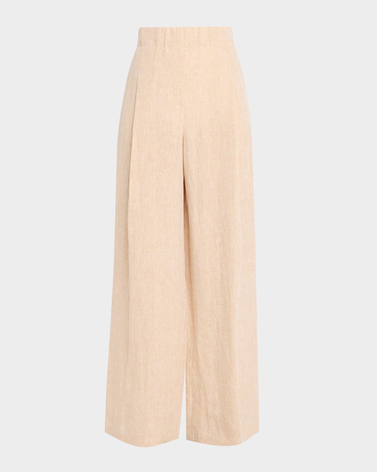 Lafayette 148 New York Astor Wide-Leg Linen Pants