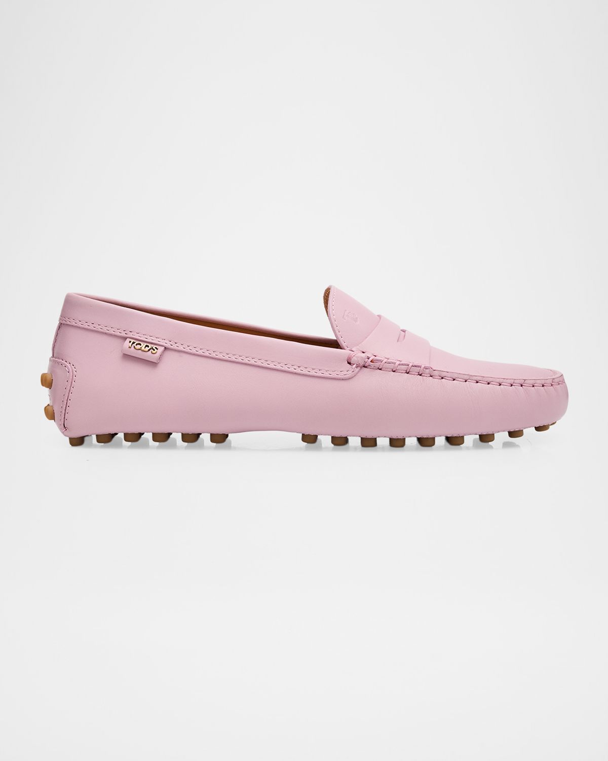 Tod 's Men 's Leather Gommino Pebble-Sole Loafers