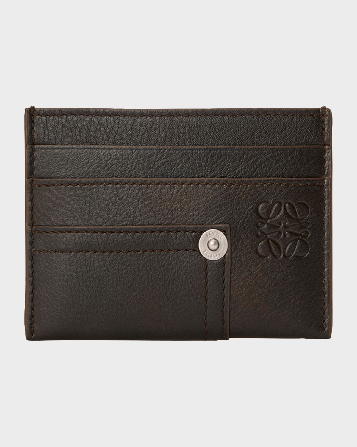 Loewe Men 's Panta Plain Leather Cardcase