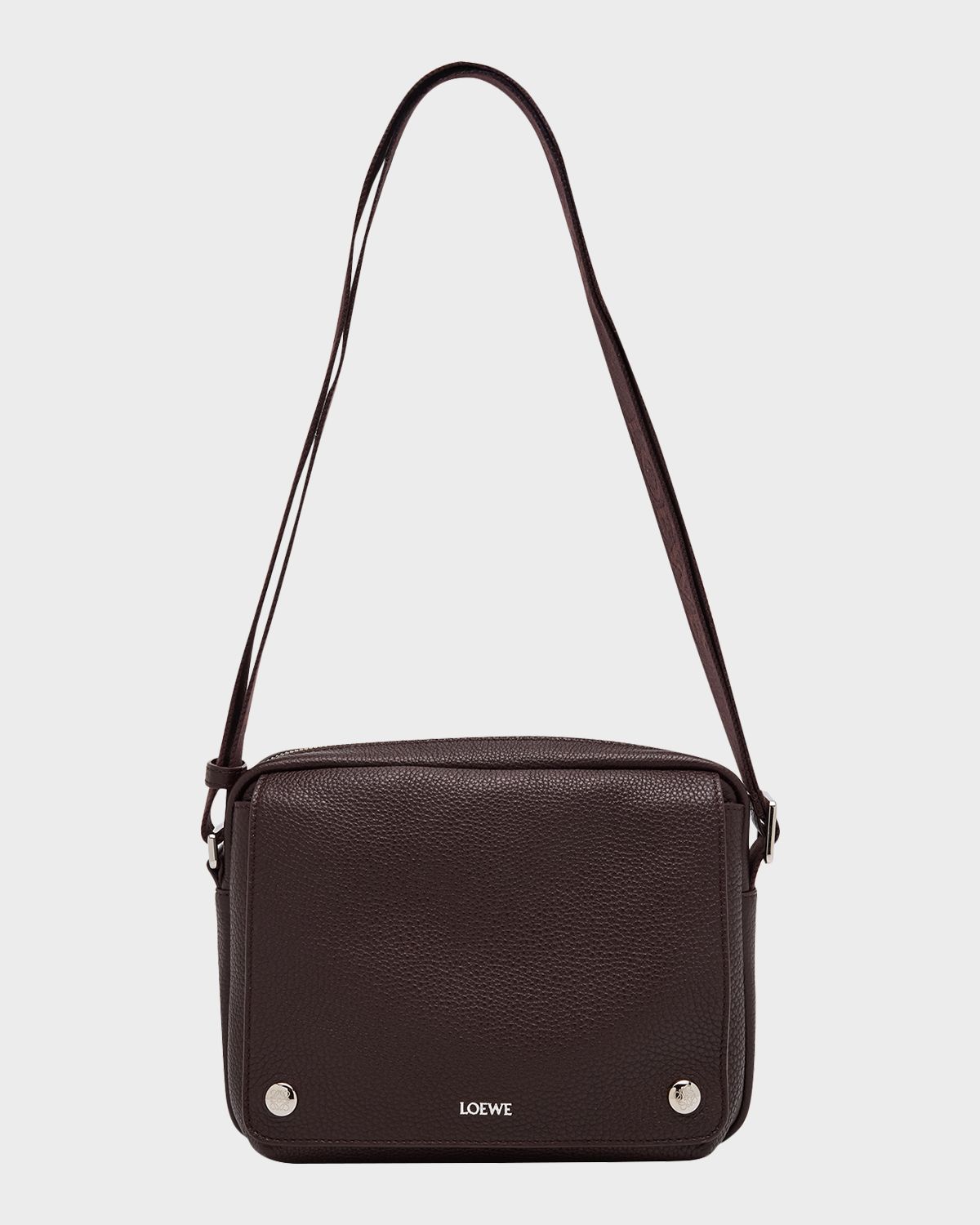Loewe Men 's Medium Pebble Grained Calfskin Messenger Bag | Thumbnail 7 Loewe Men 's Medium Pebble Grained Calfskin Messenger Bag | Thumbnail 7