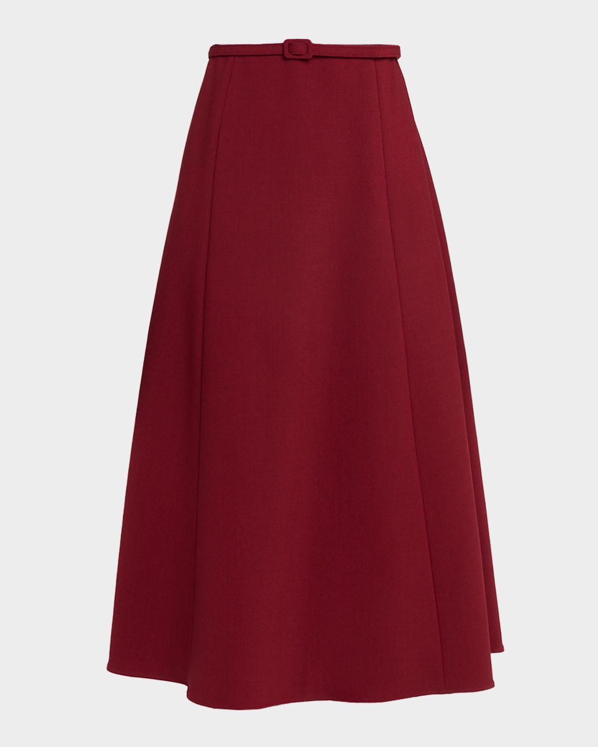 Carolina Herrera Colorblock Sleeveless Belted Midi Dress