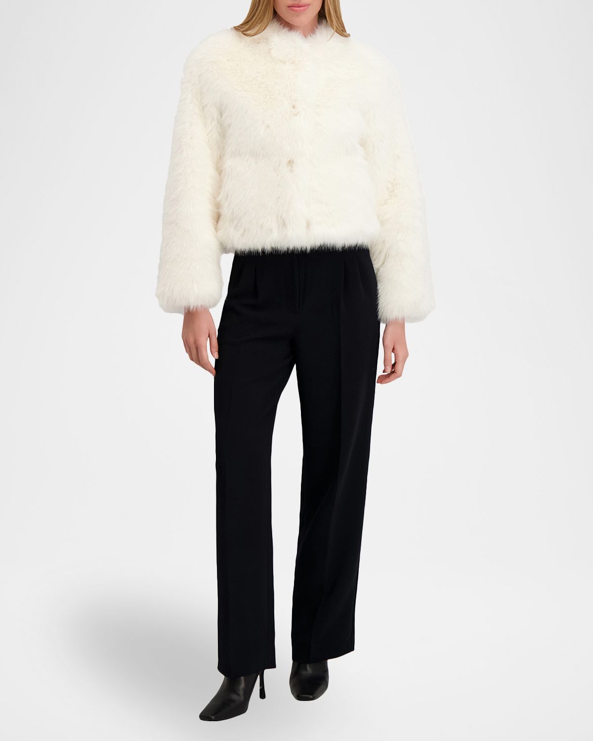 Lyla Grant Fur-Free Short Faux Fox Coat | Thumbnail 4