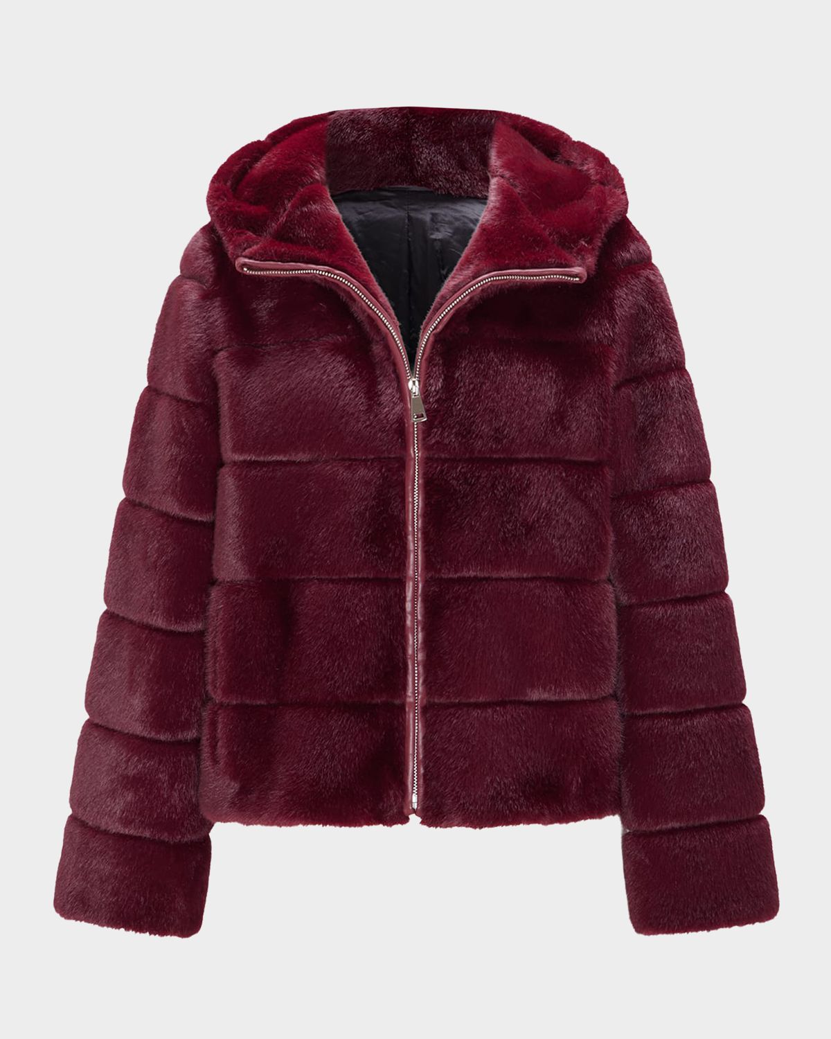 Lyla Grant Fur-Free Hooded Faux Mink Zip Jacket | Thumbnail 5 Lyla Grant Fur-Free Hooded Faux Mink Zip Jacket | Thumbnail 5