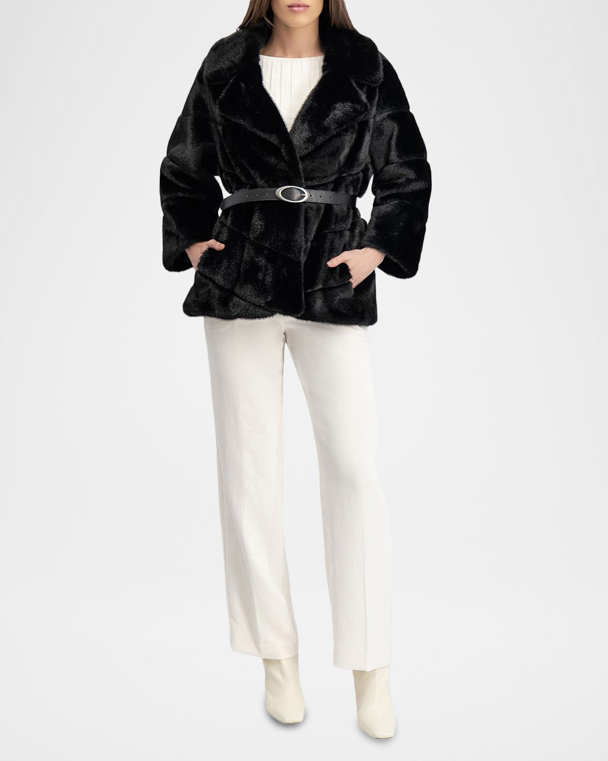 Lyla Grant Fur-Free Leopard Faux Mink Coat | Thumbnail 4