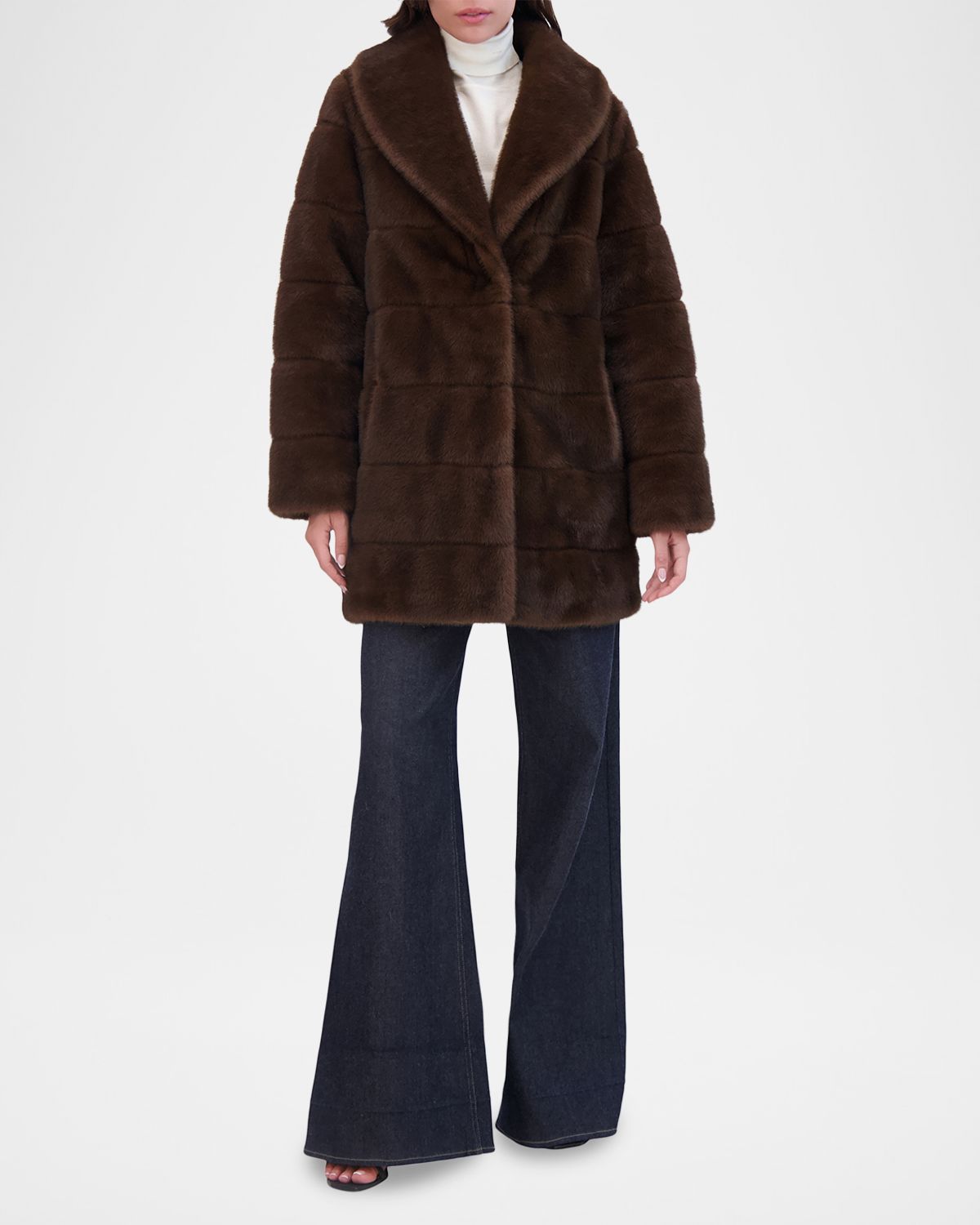 Lyla Grant Fur-Free Quilted Faux Mink Coat | Thumbnail 4
