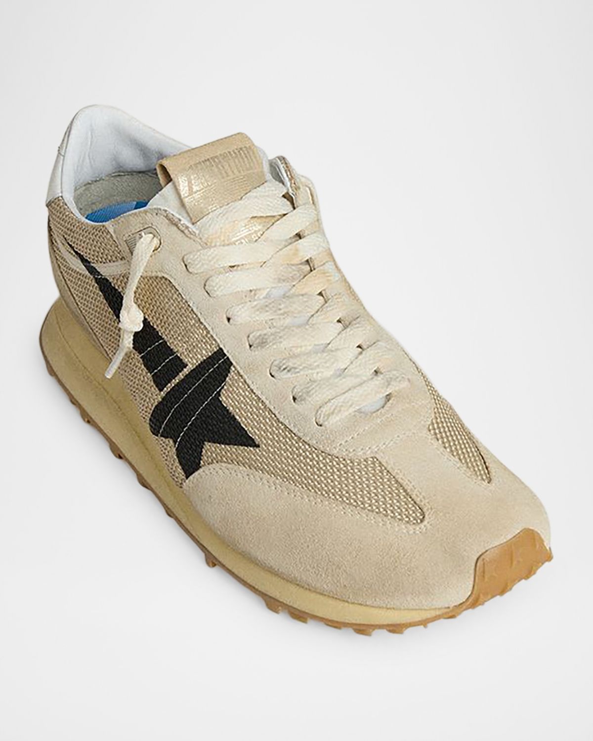 Golden Goose Men 's Running Marathon Mesh and Suede Sneakers | Thumbnail 2 Golden Goose Men 's Running Marathon Mesh and Suede Sneakers | Thumbnail 2