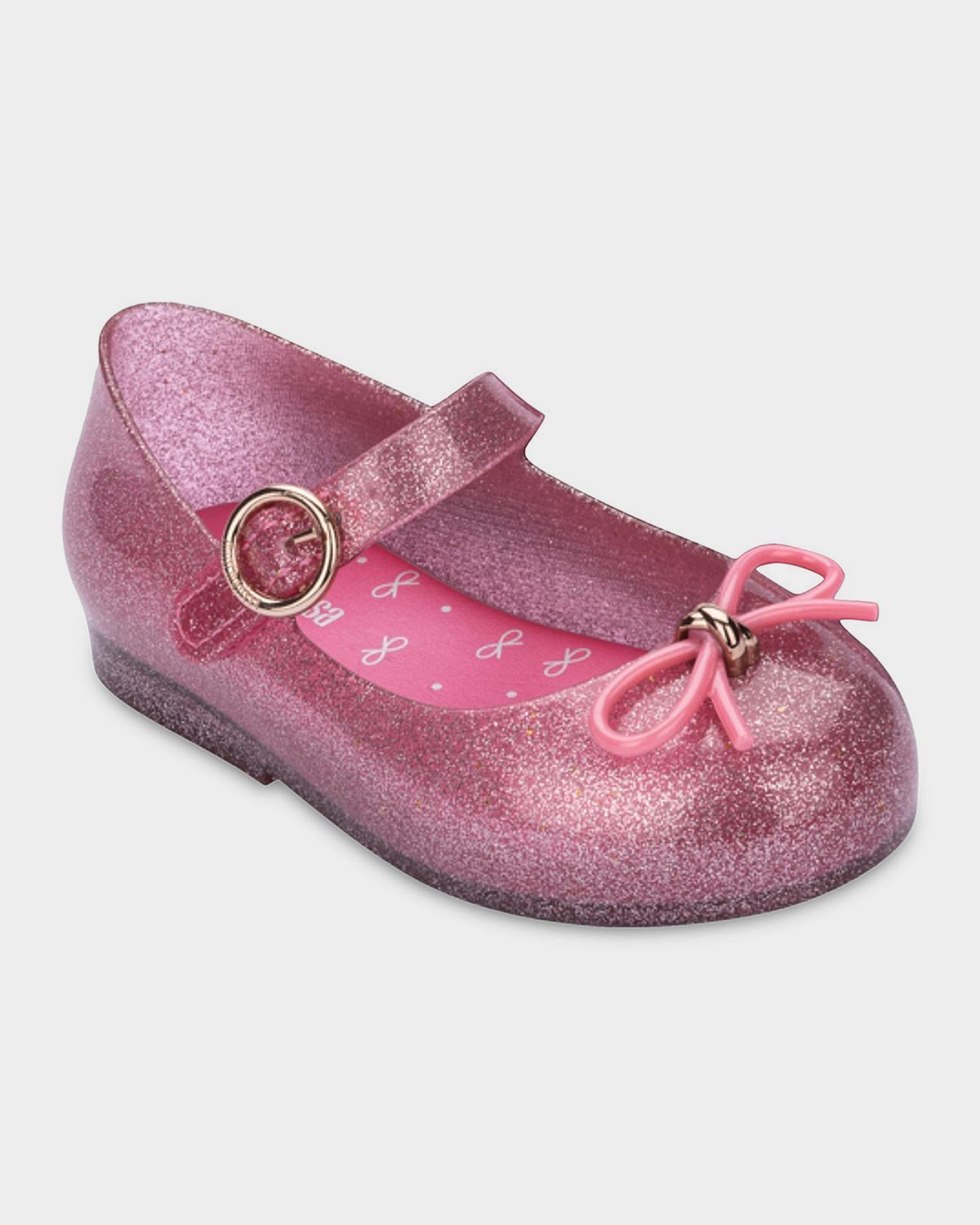 Mini Melissa Girl 's Sweet Love Mary Jane Ballerina Flats, Baby/Toddlers