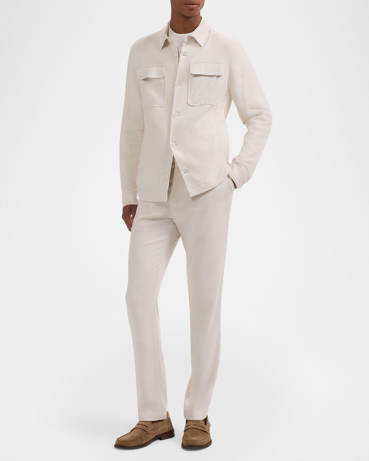 Bugatchi Men 's Aerolinen Button-Front Shirt