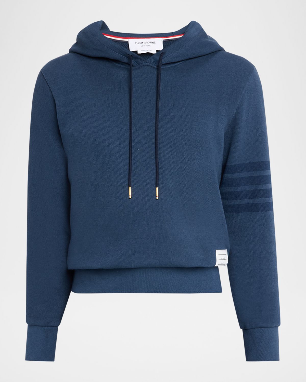 Thom Browne Men 's 4-Bar Cotton Hoodie | Thumbnail 6 Thom Browne Men 's 4-Bar Cotton Hoodie | Thumbnail 6
