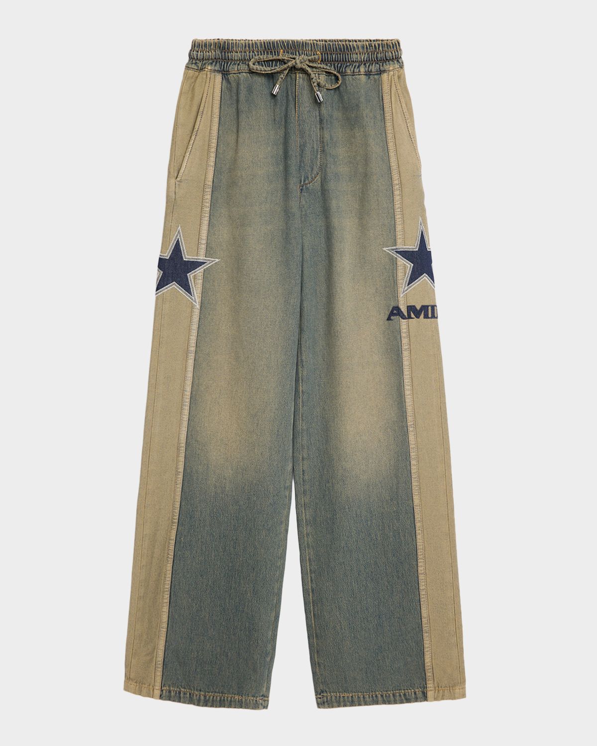 Amiri Men 's Sport Denim Track Pants