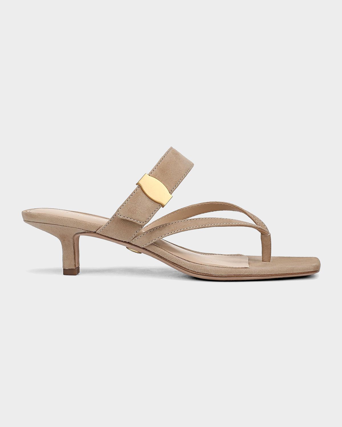Veronica Beard 4mm Salva Dash Suede Thong Sandals