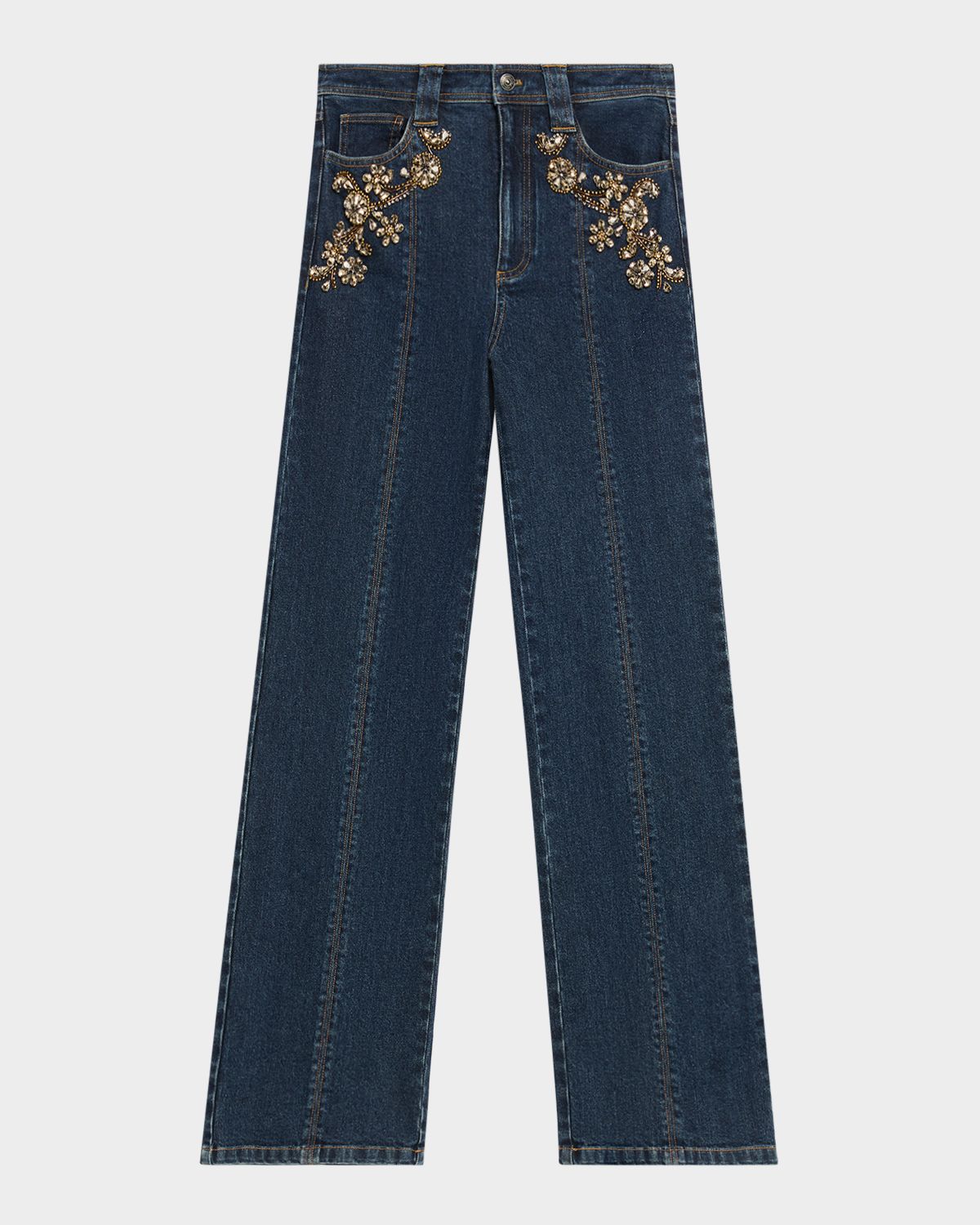 Cinq a Sept Cami Crystal Ivy Embellished Jeans