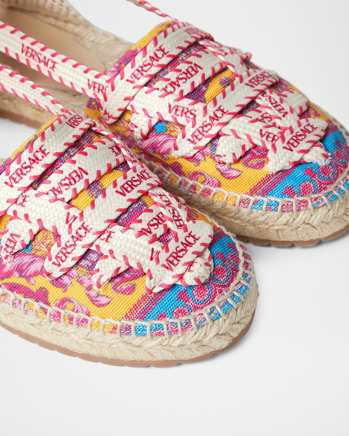 Versace Girl 's Electric Barocco Espadrilles, Kids