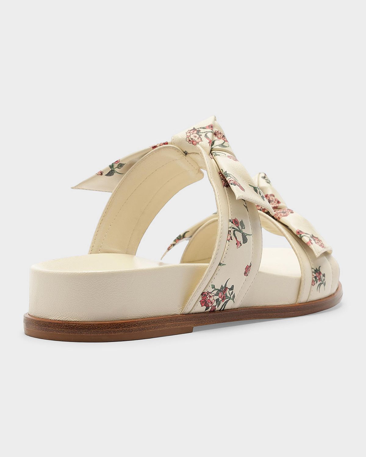Alexandre Birman x Agua by Agua Bendita Maxi Clarita Floral-Printed Leather Sandals