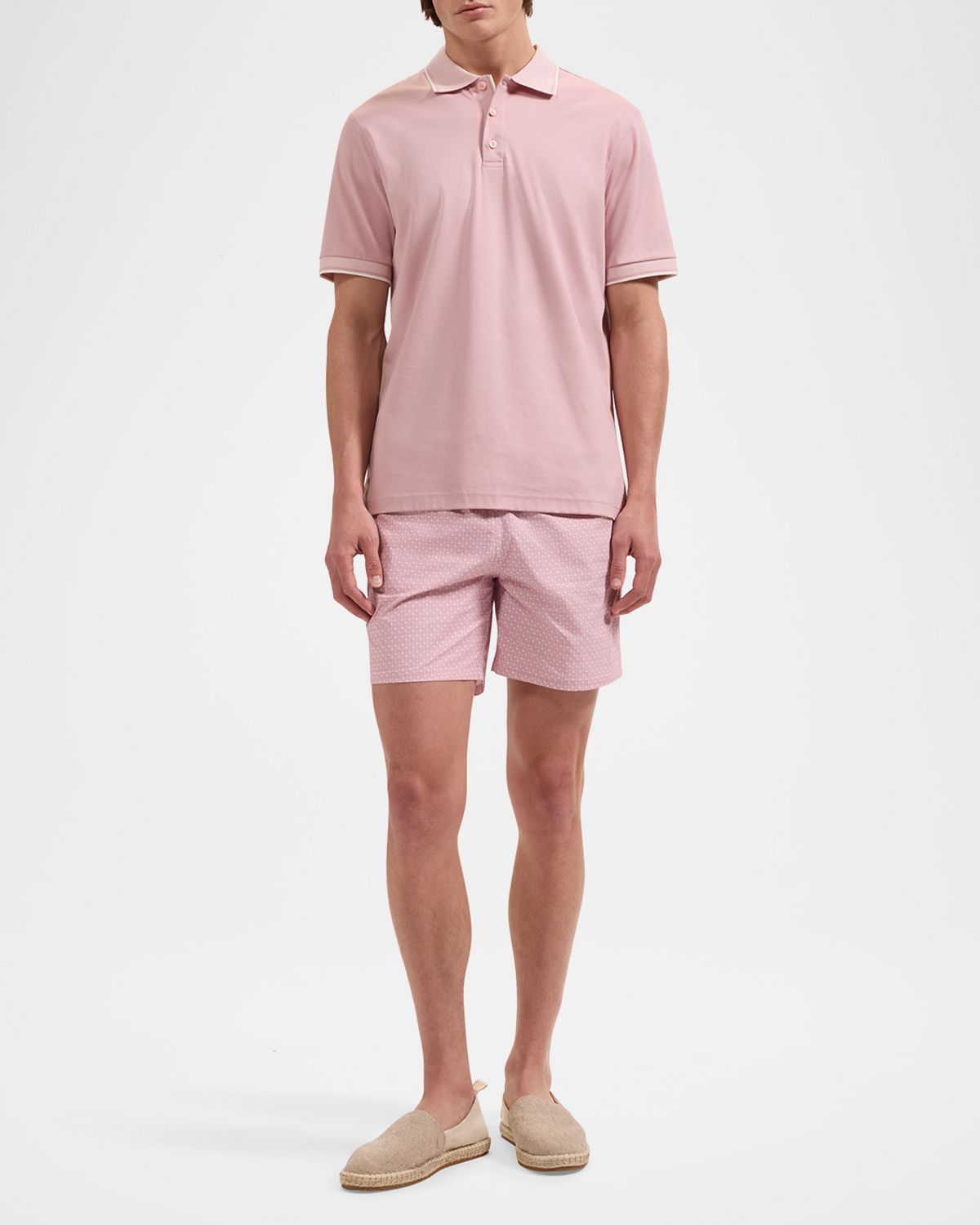 Bugatchi Men 's Pima Cotton Short-Sleeve Polo Shirt | Thumbnail 5 Bugatchi Men 's Pima Cotton Short-Sleeve Polo Shirt | Thumbnail 5