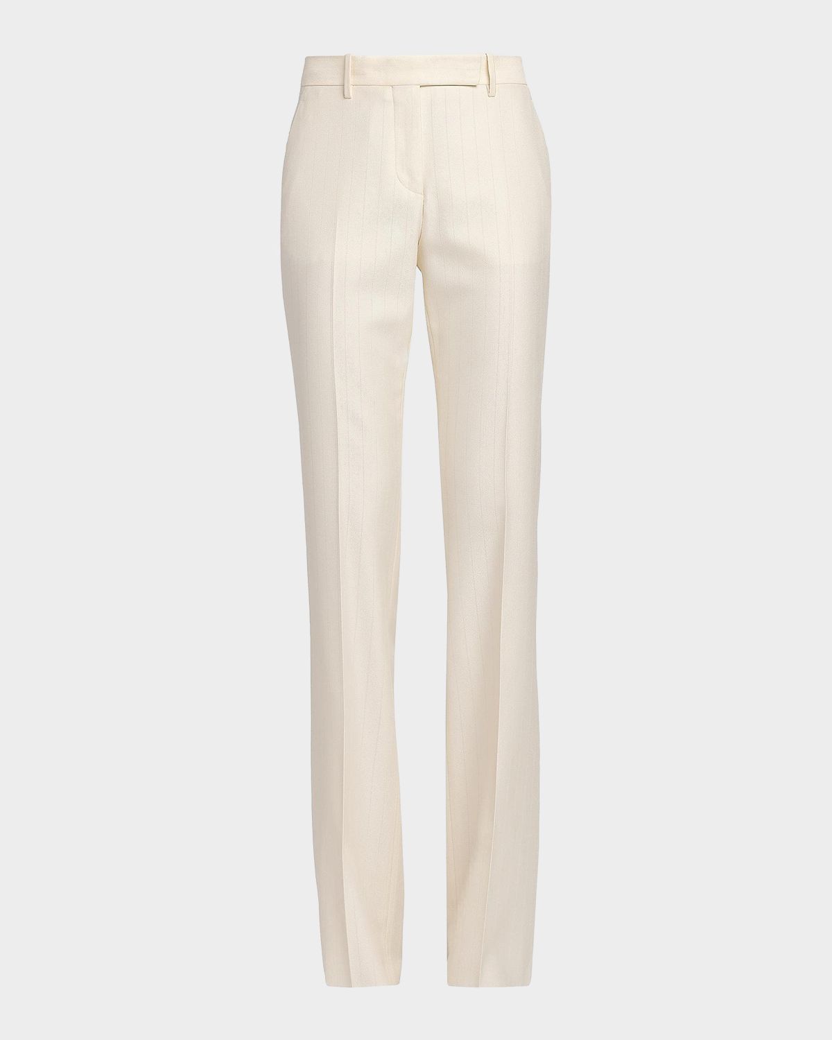 TOM FORD Shadow Striped Wool-Silk Straight-Leg Pants | Thumbnail 6 TOM FORD Shadow Striped Wool-Silk Straight-Leg Pants | Thumbnail 6