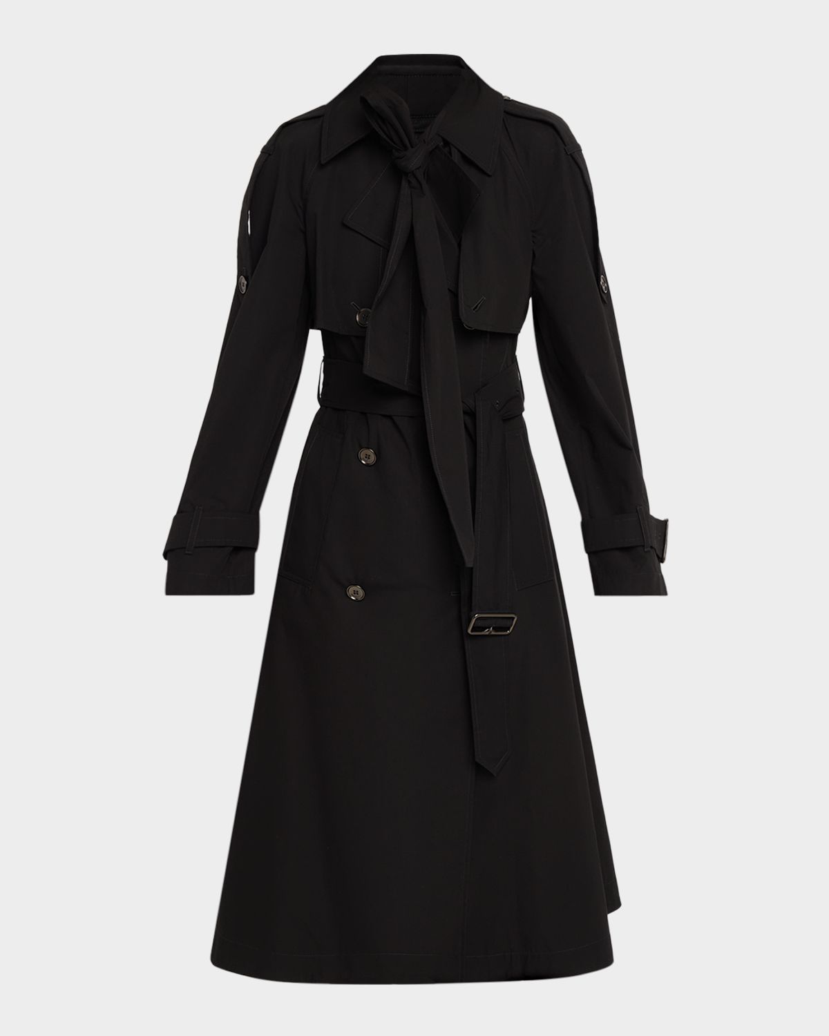 Burberry Trerose Belted Double-Breasted Trench Coat