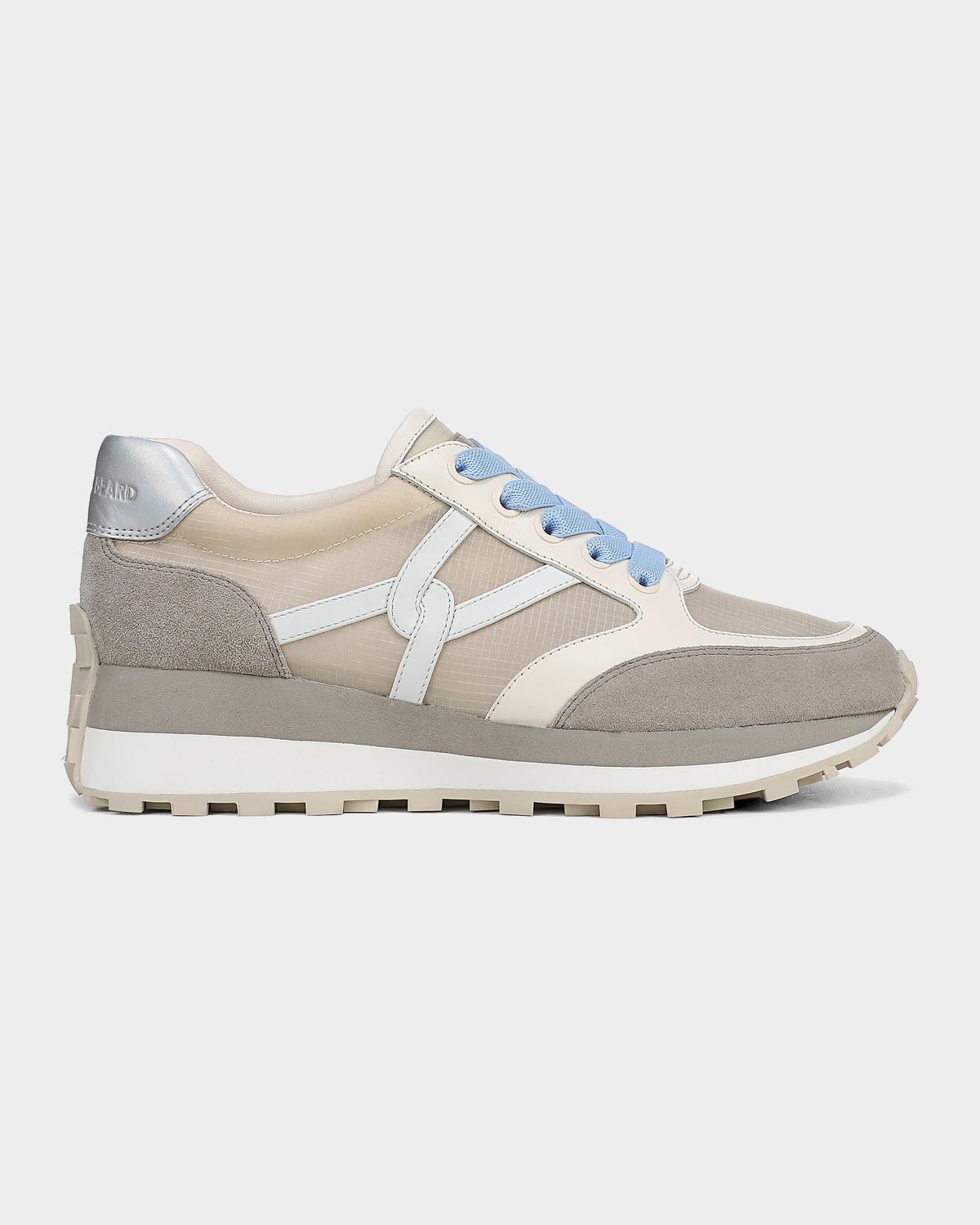 Veronica Beard Valentina Ripstop Mixed Leather Retro Sneakers | Thumbnail 5 Veronica Beard Valentina Ripstop Mixed Leather Retro Sneakers | Thumbnail 5