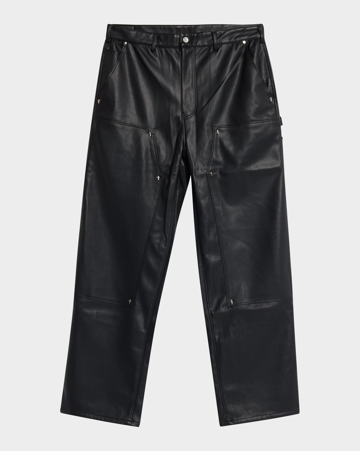 RTA Men 's Santiago Faux Leather Pants