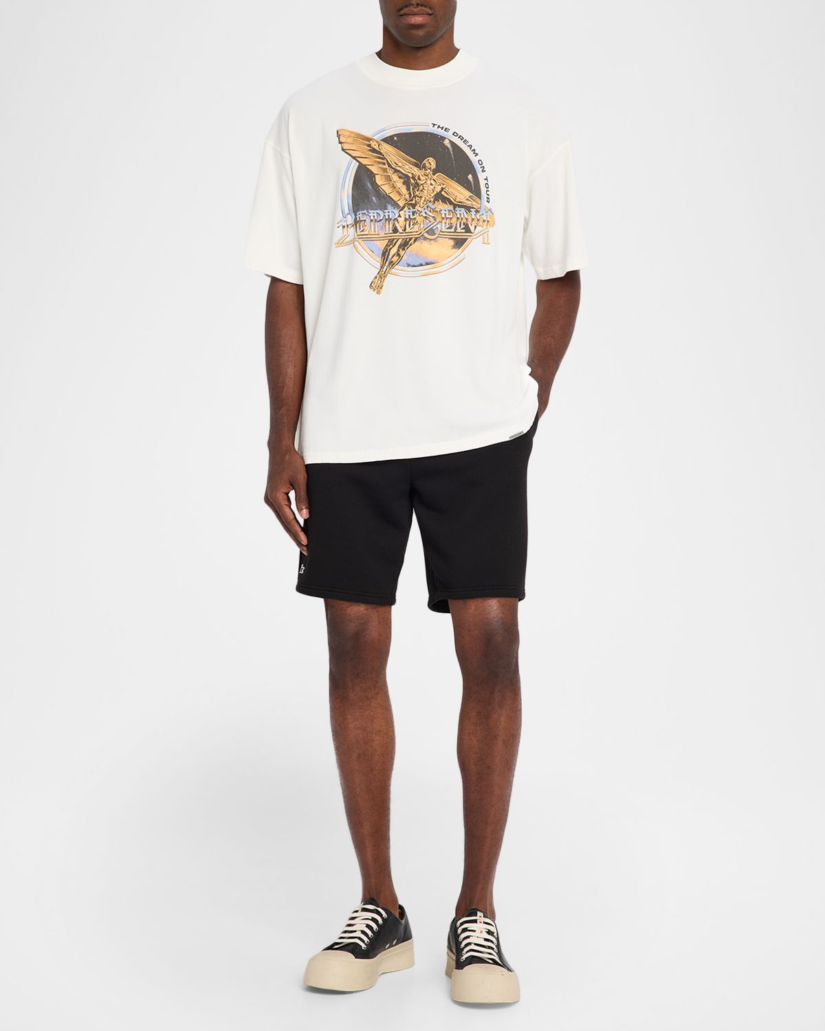 REPRESENT Men 's Golden Tour Graphic-Print Cotton T-Shirt | Thumbnail 2 REPRESENT Men 's Golden Tour Graphic-Print Cotton T-Shirt | Thumbnail 2