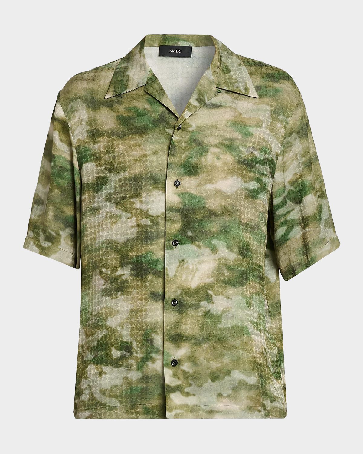 Amiri Ma Quad Camouflage Button-Front hirt
