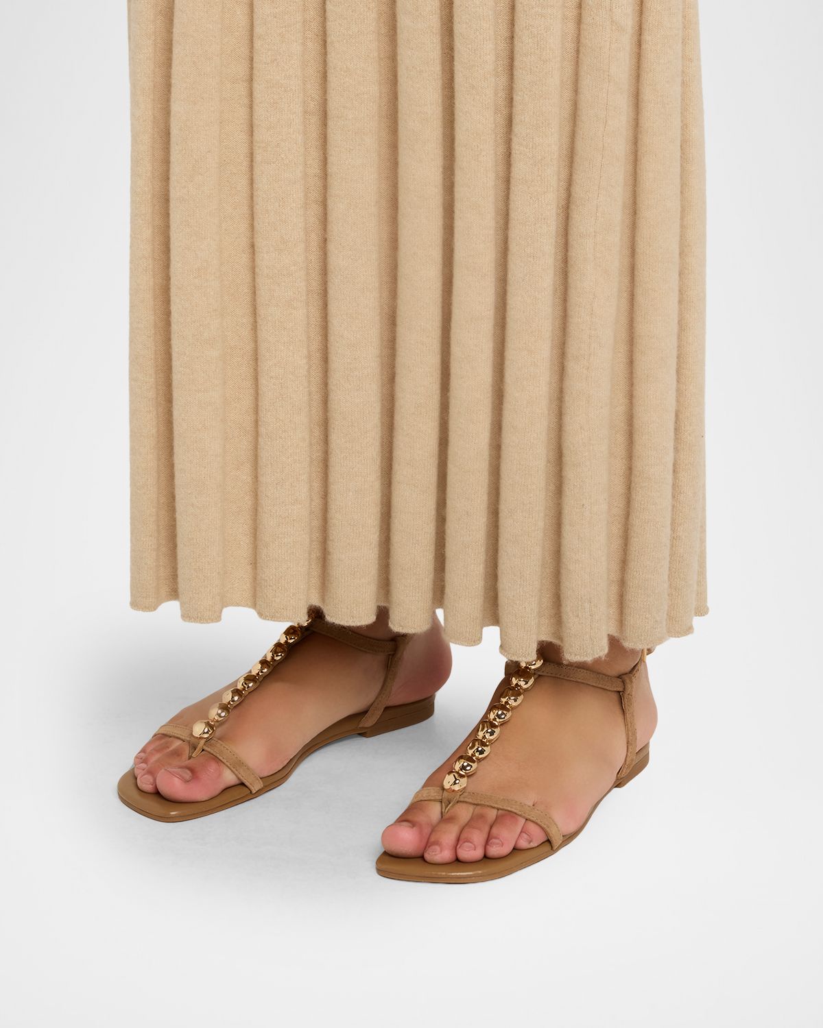 SIMKHAI Amaya Suede Thong Sandals | Thumbnail 6