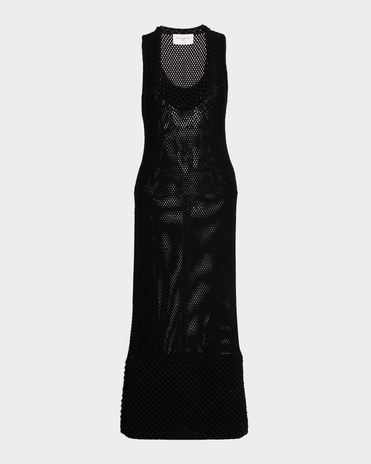 Brandon Maxwell The Lou Lou Mesh-Knit Dress