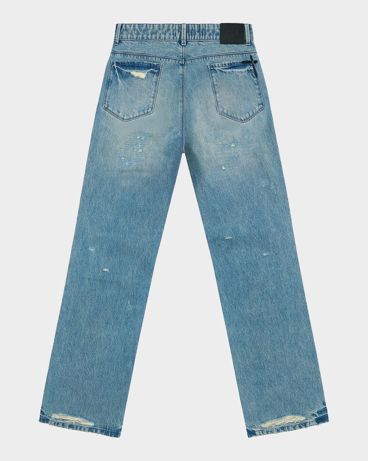 RTA Jonas Distressed Straight Jeans