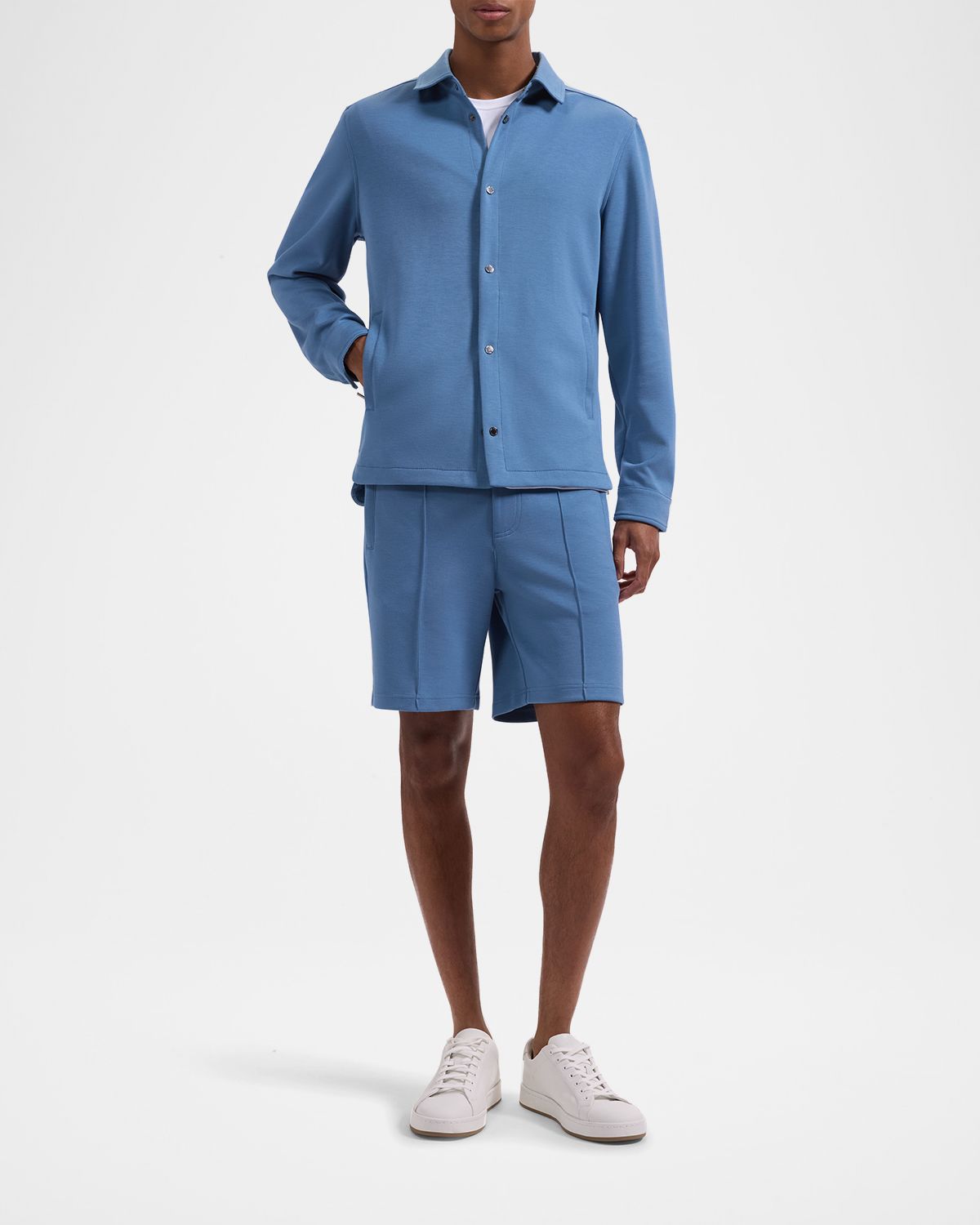 Bugatchi en 's Soft Touch Knit Shirt Jacket