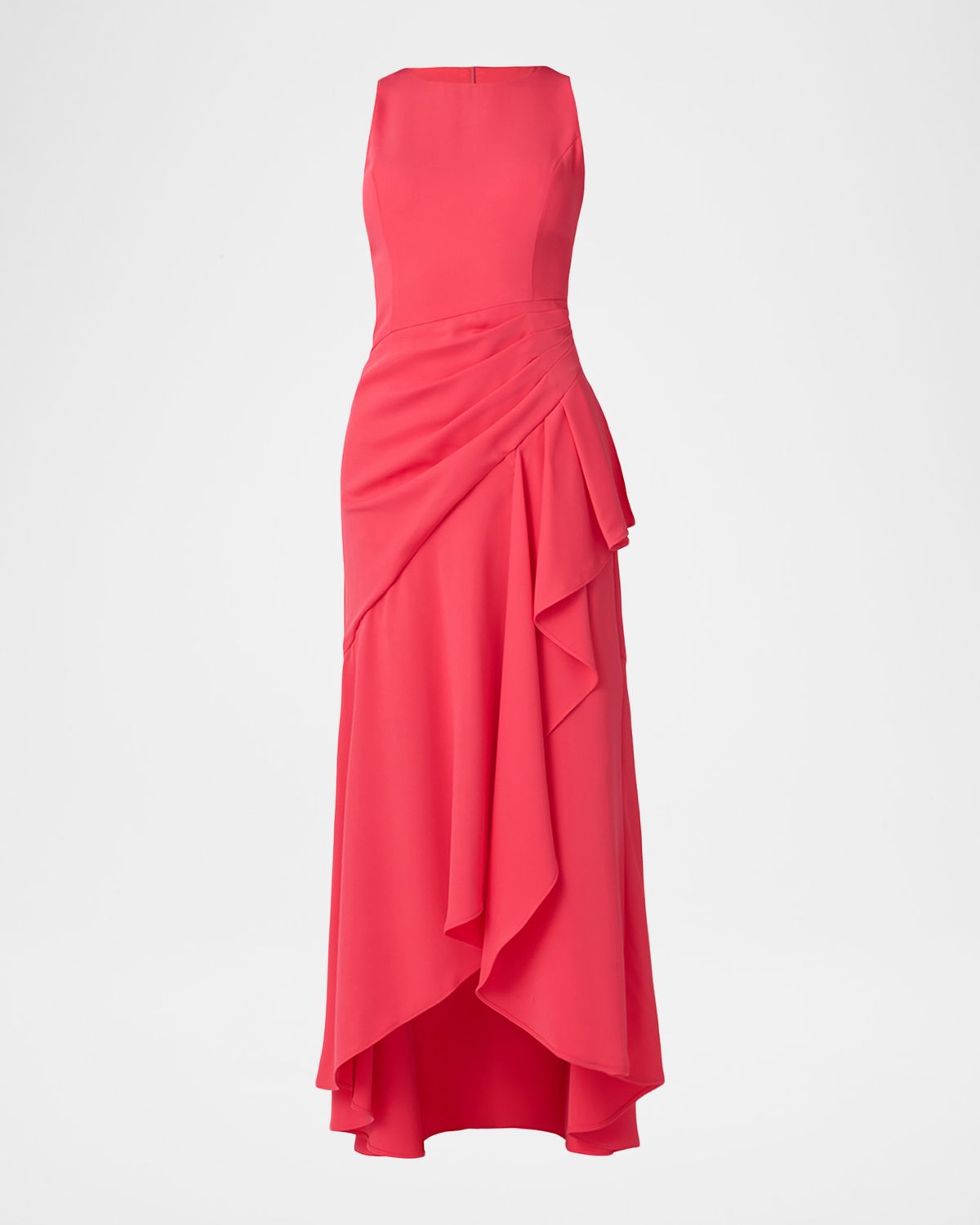 Shoshanna Verena Draped High-Low Maxi Dress