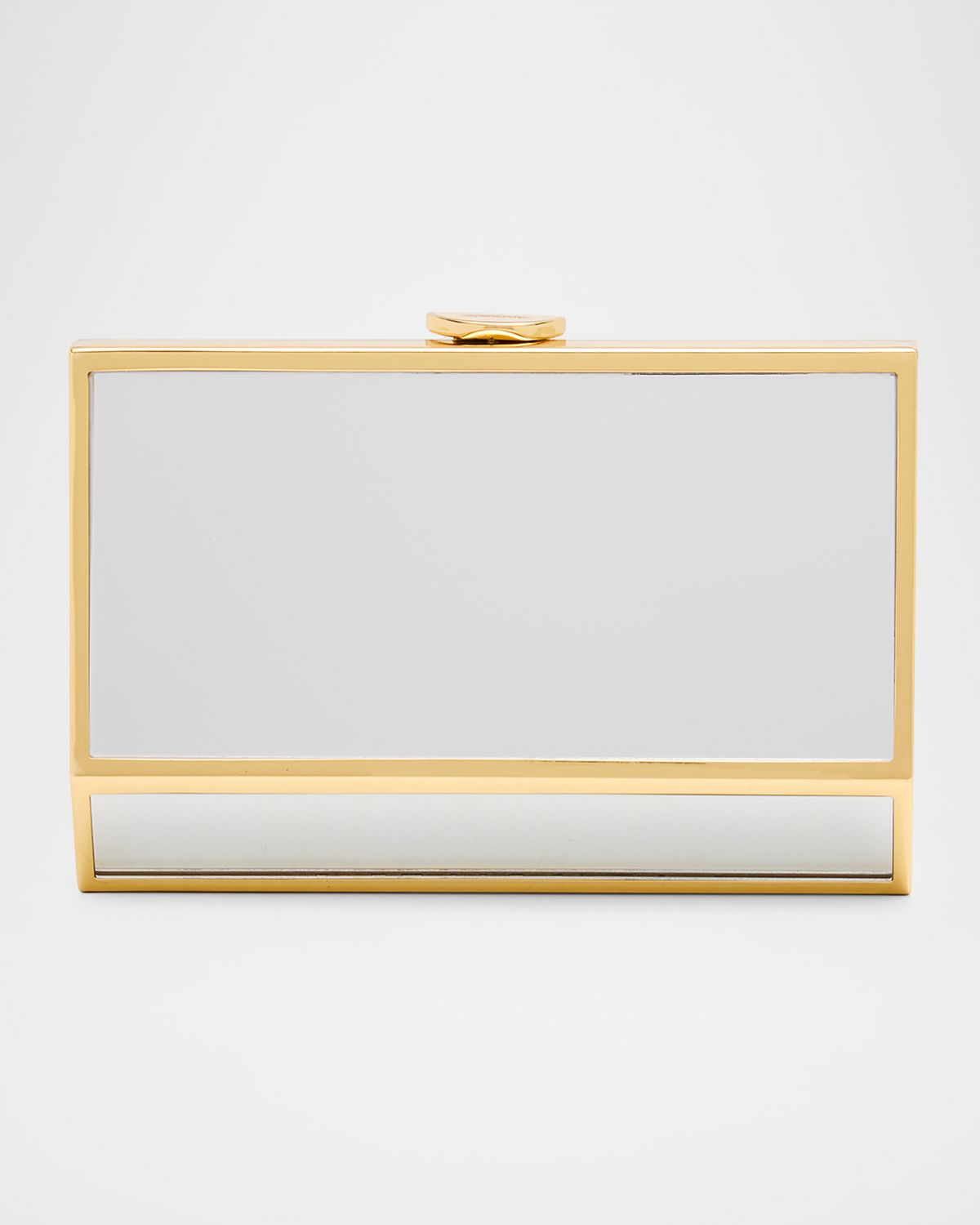 SIMKHAI Maddox Geometric Mirror Clutch Bag