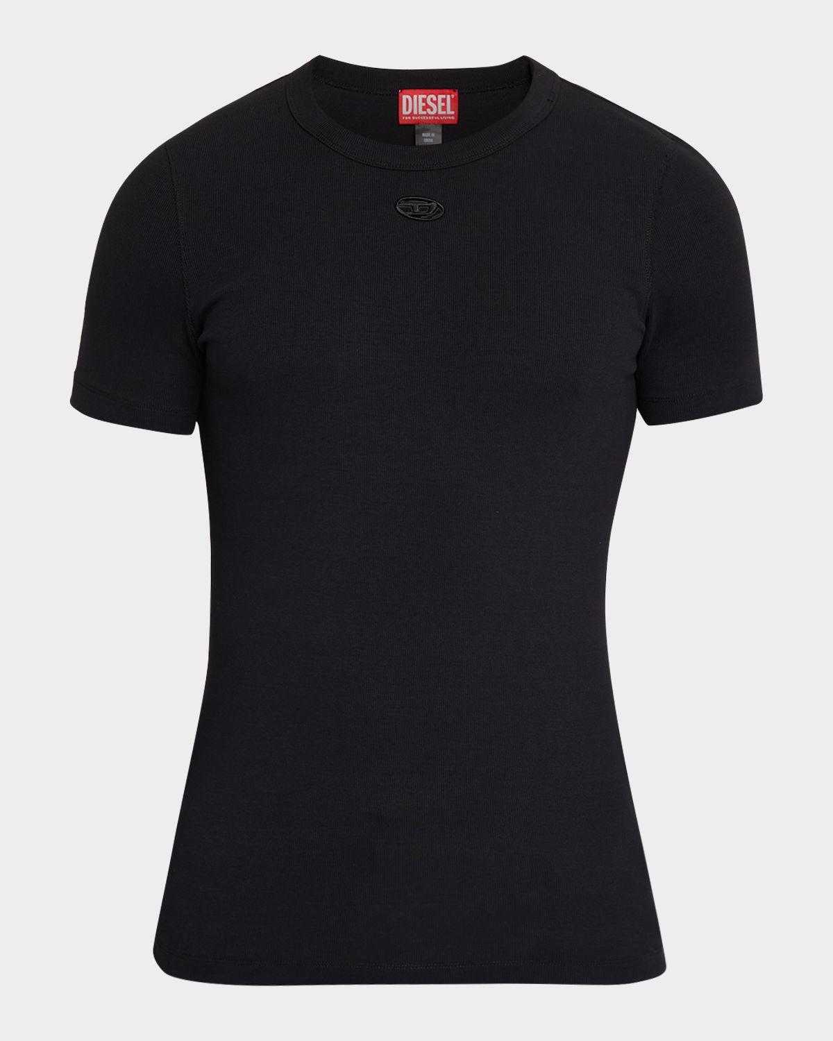 Diesel Men 's Oval D Slim-Fit Stretch Cotton T-Shirt