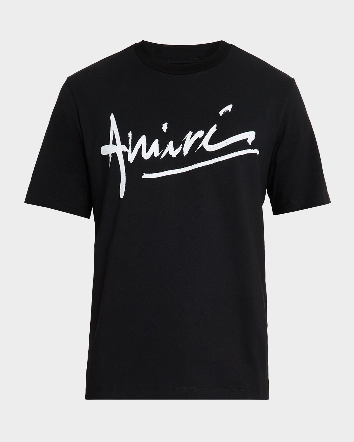 Amiri Men 's Logo cript Cotton T-hirt