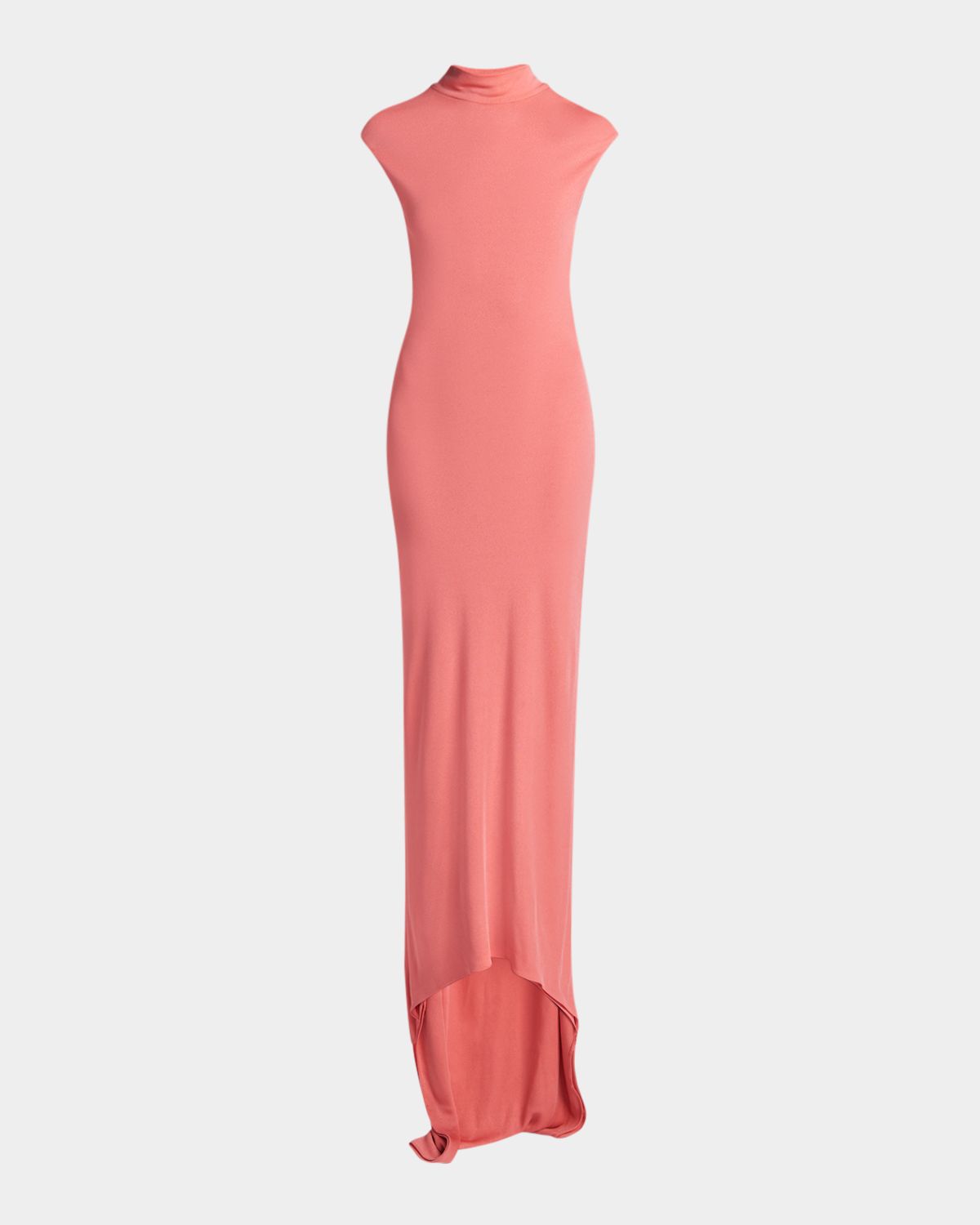 TOM FORD Twisted Backless Crepe Jersey Cap-Sleeve Maxi Dress