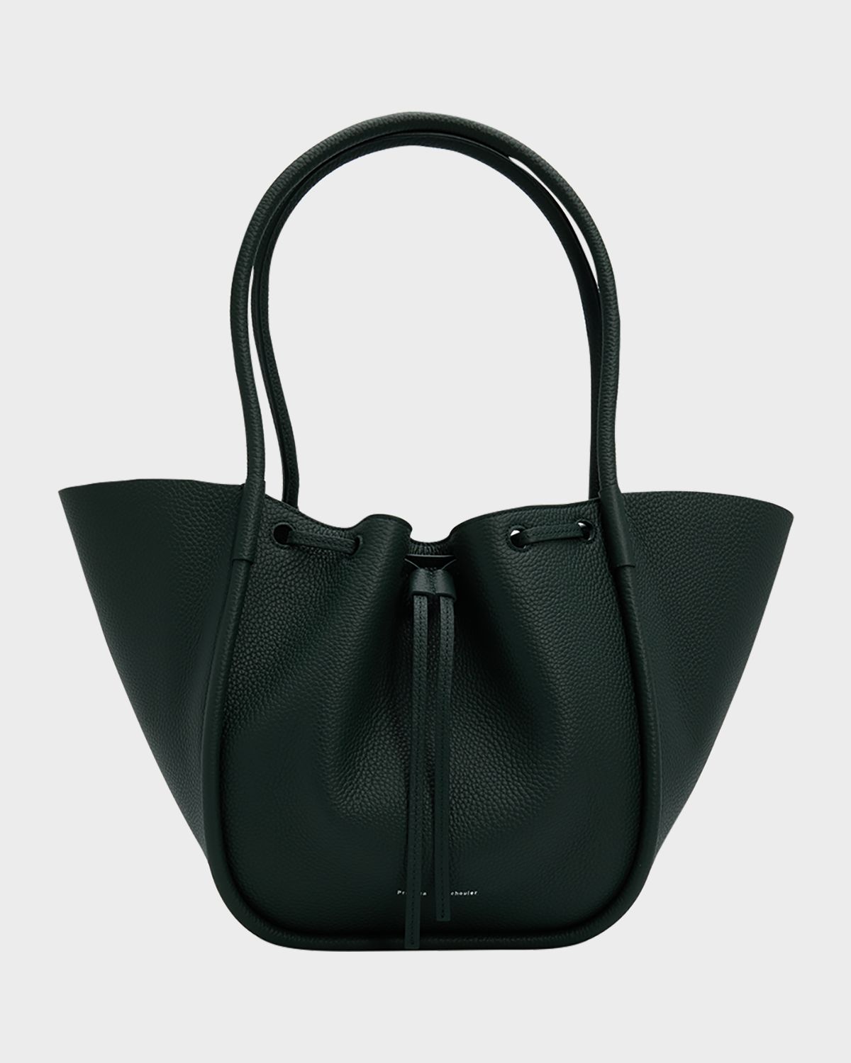 Proenza Schouler Large Ruched Pebbled Leather Tote Bag