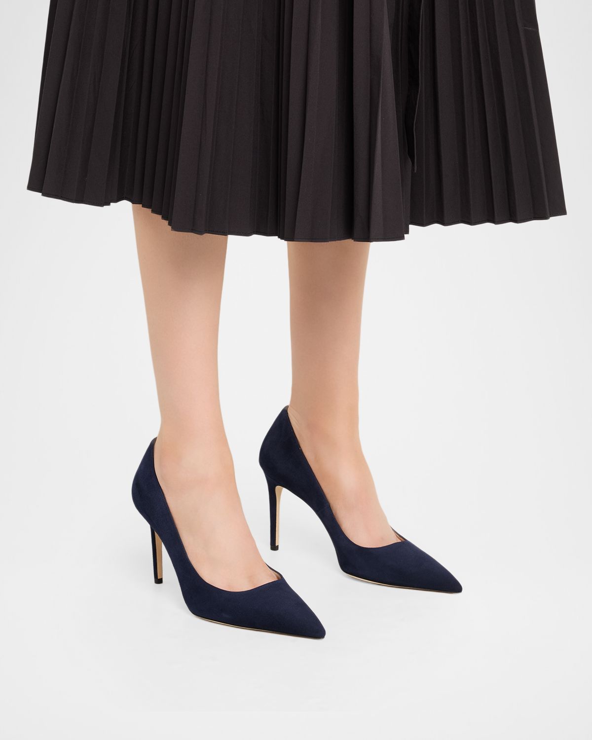 Stuart Weitzman Stuart Power Suede Pumps
