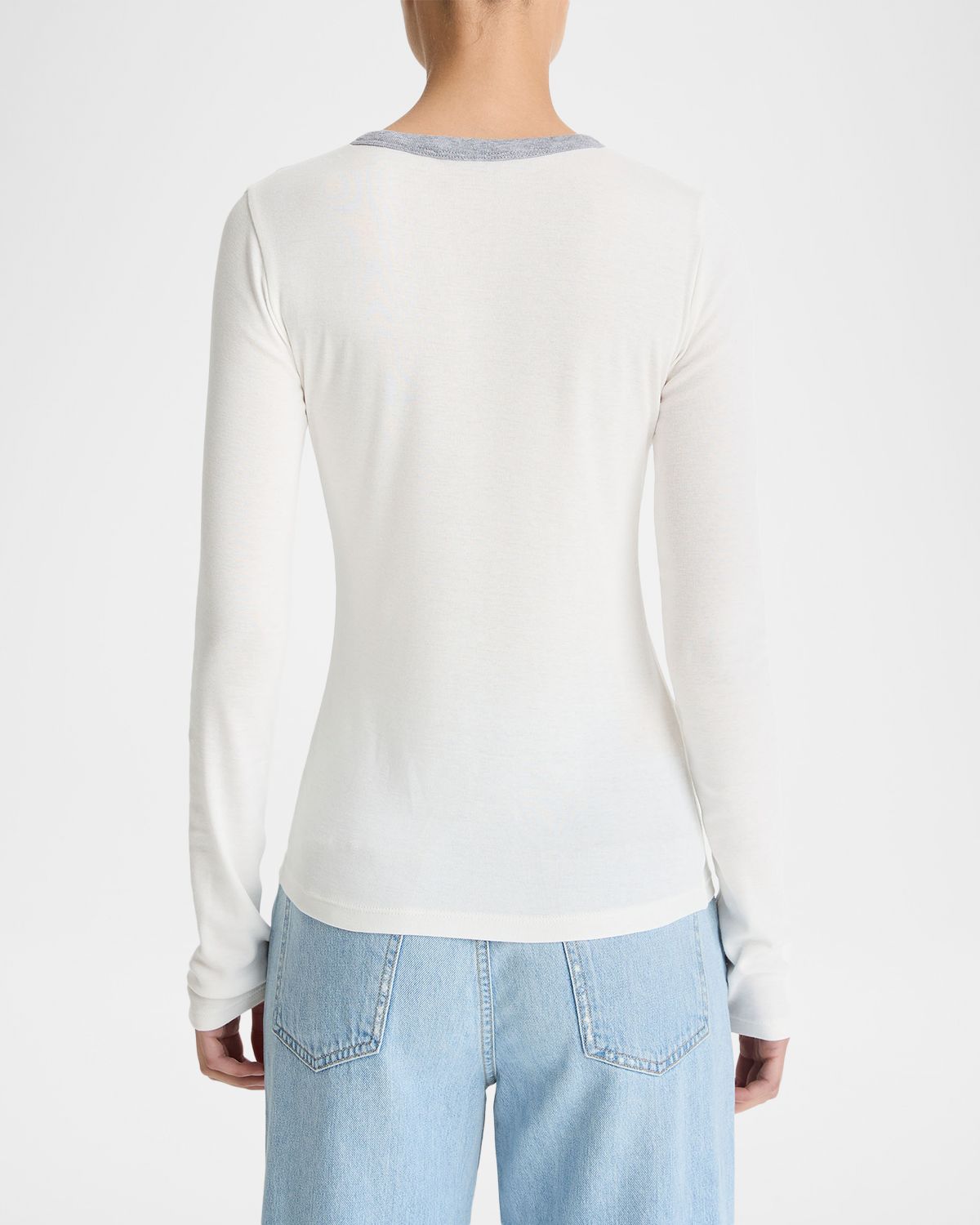 Vince Long-Sleeve Crewneck Tee