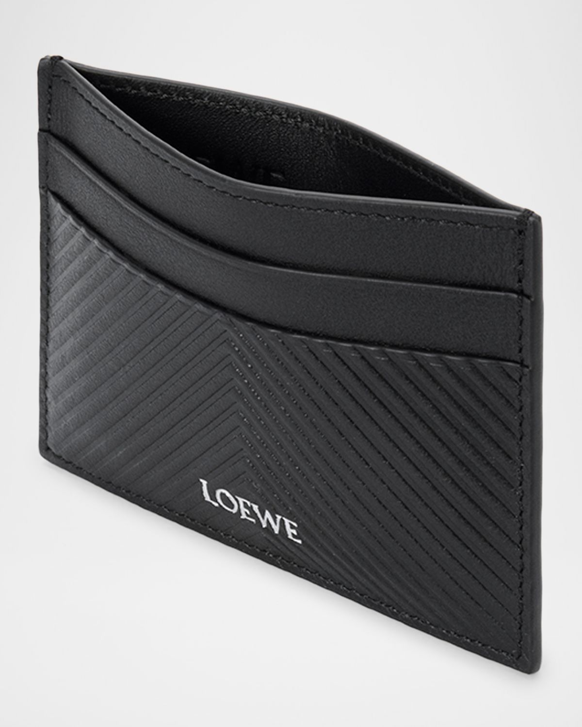 Loewe Men 's Textured Leather Card Holder