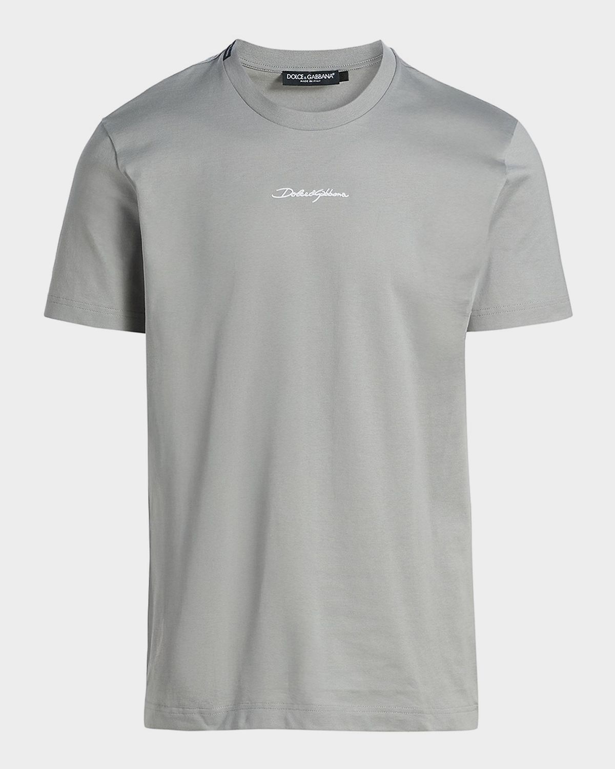 Dolce & Gabbana Men 's Cotton Logo Signature T-Shirt | Thumbnail 8 Dolce & Gabbana Men 's Cotton Logo Signature T-Shirt | Thumbnail 8