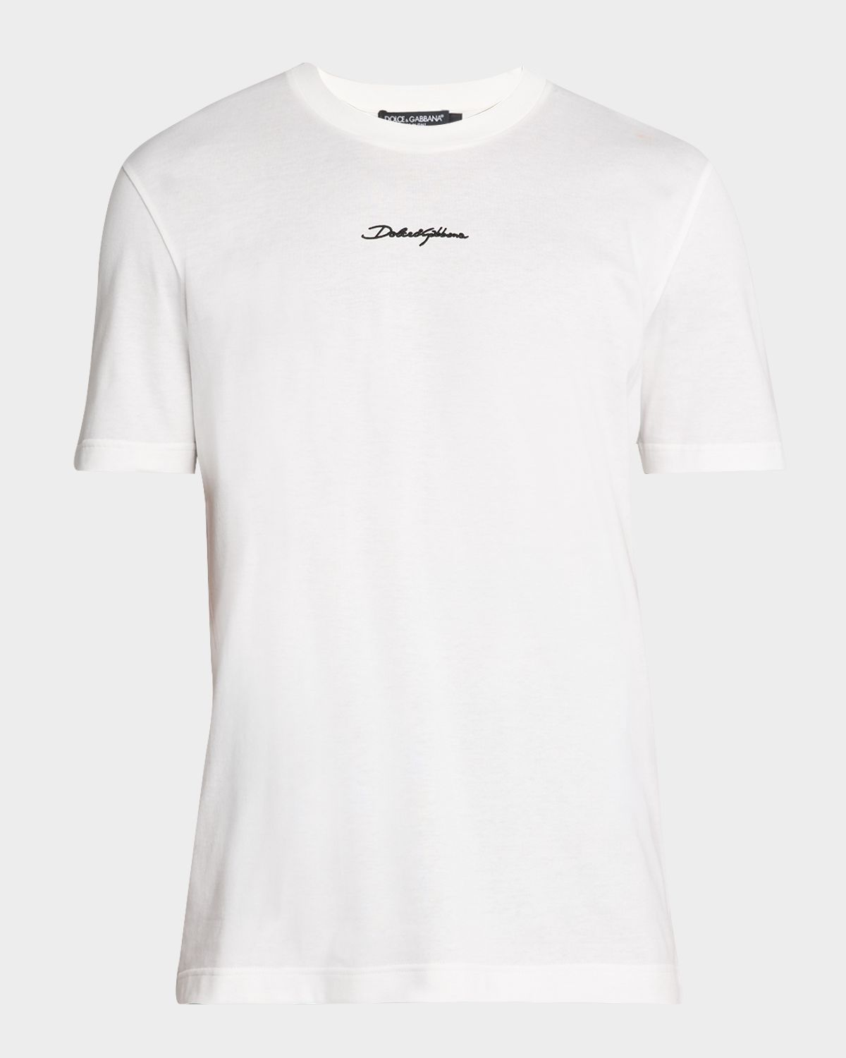 Dolce & Gabbana Men 's Cotton Logo Signature T-Shirt | Thumbnail 6 Dolce & Gabbana Men 's Cotton Logo Signature T-Shirt | Thumbnail 6