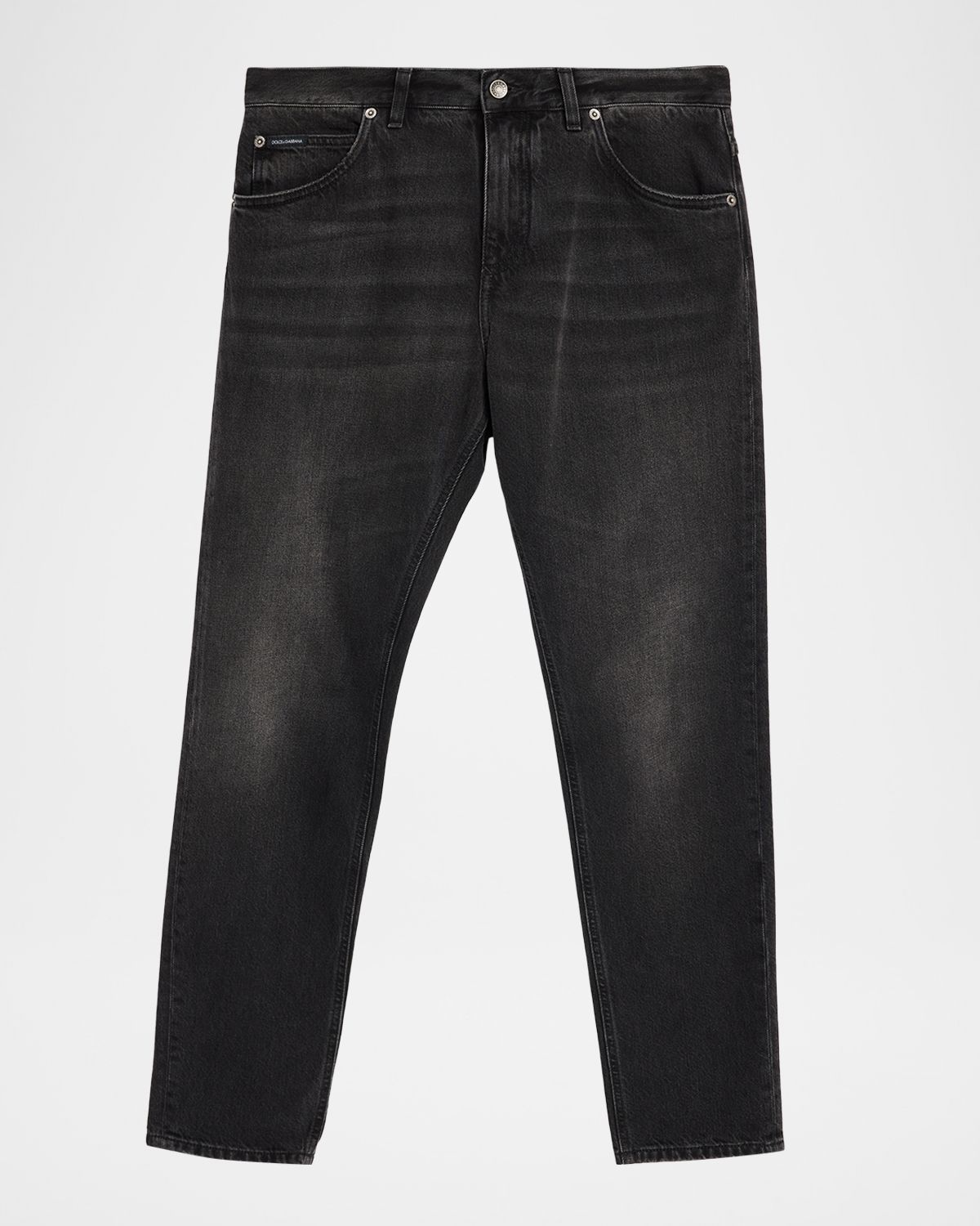 Dolce & Gabbana Men 's Grey Denim Straight Leg Jeans