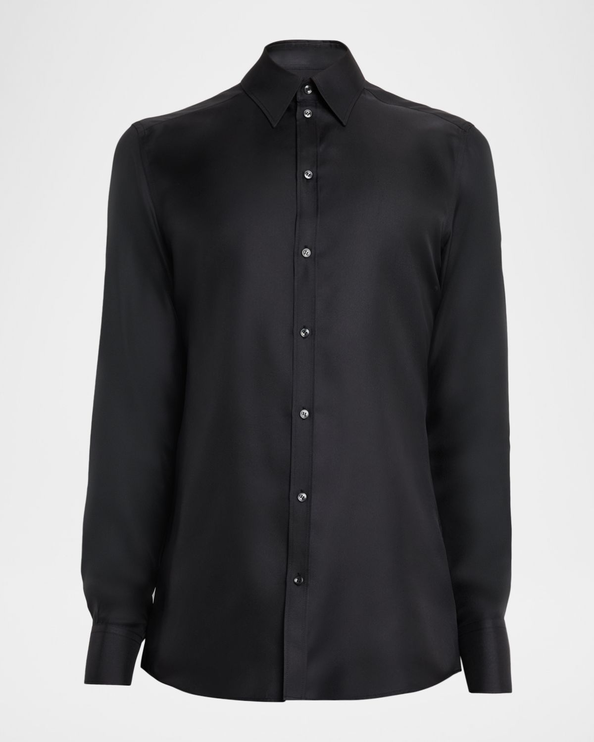 Dolce & Gabbana Men 's Silk Satin Classic-Fit Dress Shirt | Thumbnail 6 Dolce & Gabbana Men 's Silk Satin Classic-Fit Dress Shirt | Thumbnail 6
