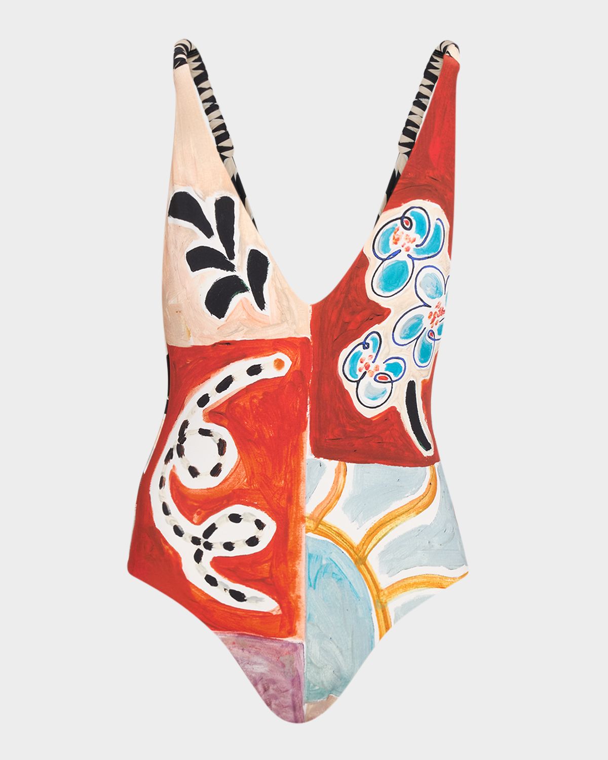 ALEMAIS Michelle V-Neck One-Piece Swimsuit | Thumbnail 5 ALEMAIS Michelle V-Neck One-Piece Swimsuit | Thumbnail 5