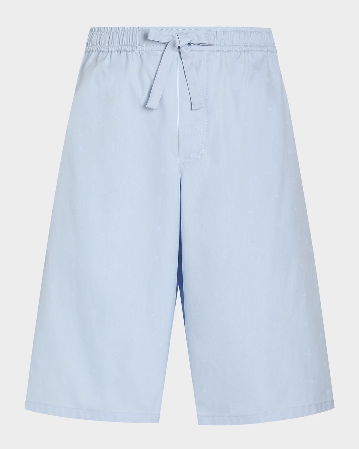 Dolce & Gabbana Men 's Cotton Poplin Drawstring Bermuda Shorts