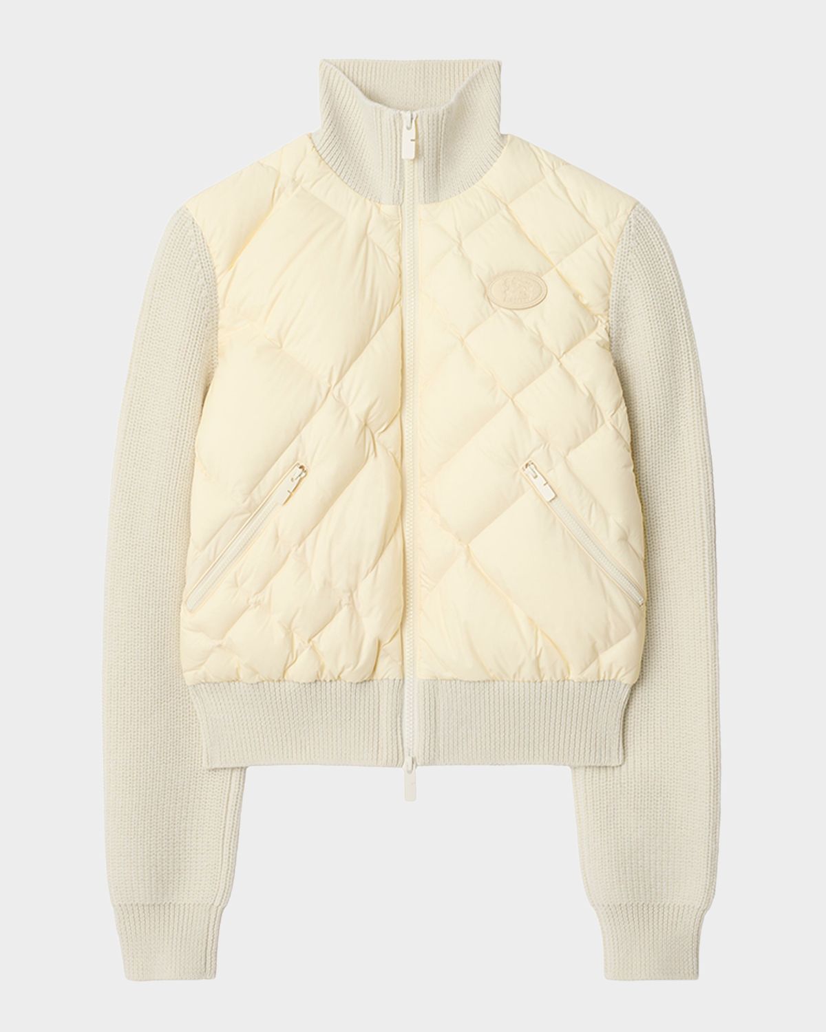 Burberry Kelsey Quilted Knit Combo Jacket | Thumbnail 4