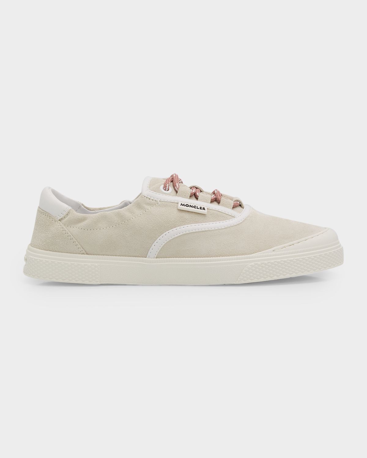 Moncler Vera Leisure Suede Low-Top Sneakers