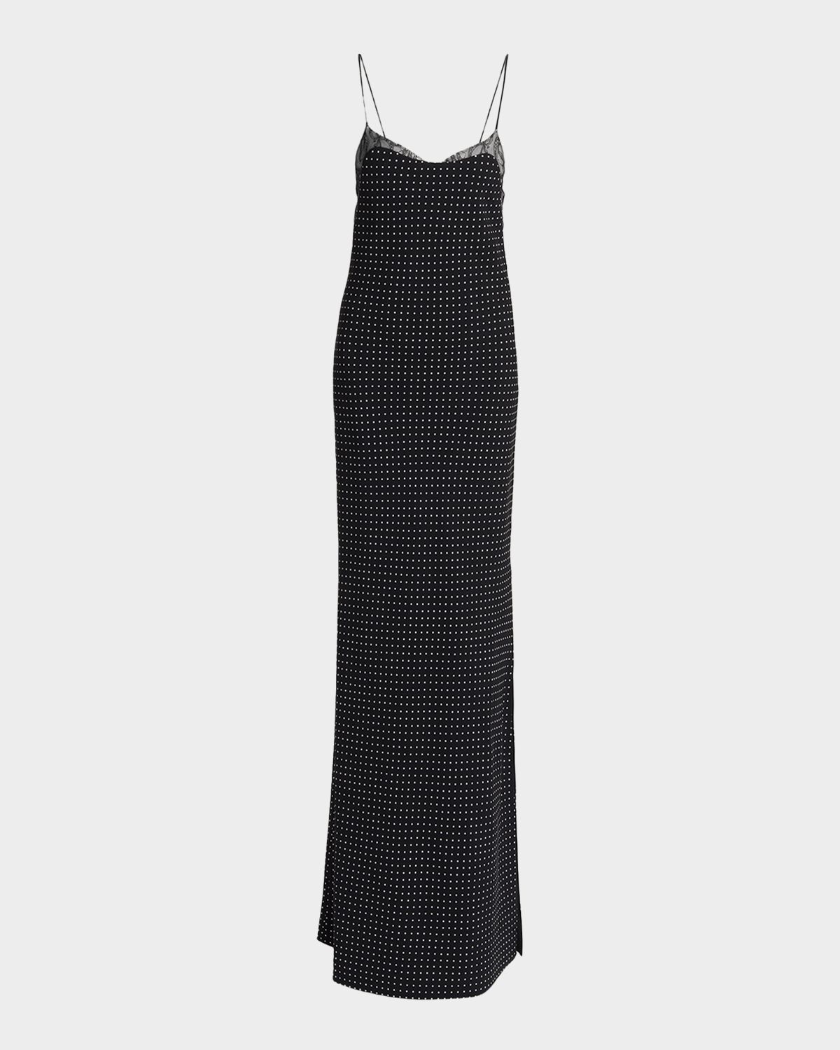TOM FORD Polka Dot Silk Backless Maxi Slip Dress | Thumbnail 6 TOM FORD Polka Dot Silk Backless Maxi Slip Dress | Thumbnail 6