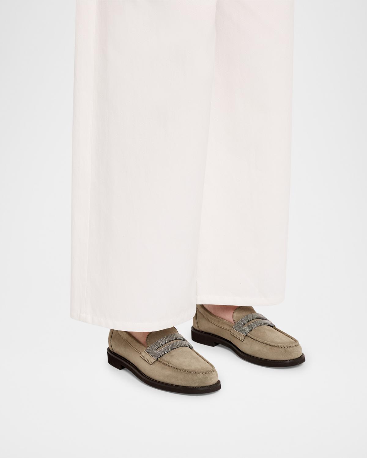 Brunello Cucinelli Leather Lace-Up Sneakers | Thumbnail 2 Brunello Cucinelli Leather Lace-Up Sneakers | Thumbnail 2
