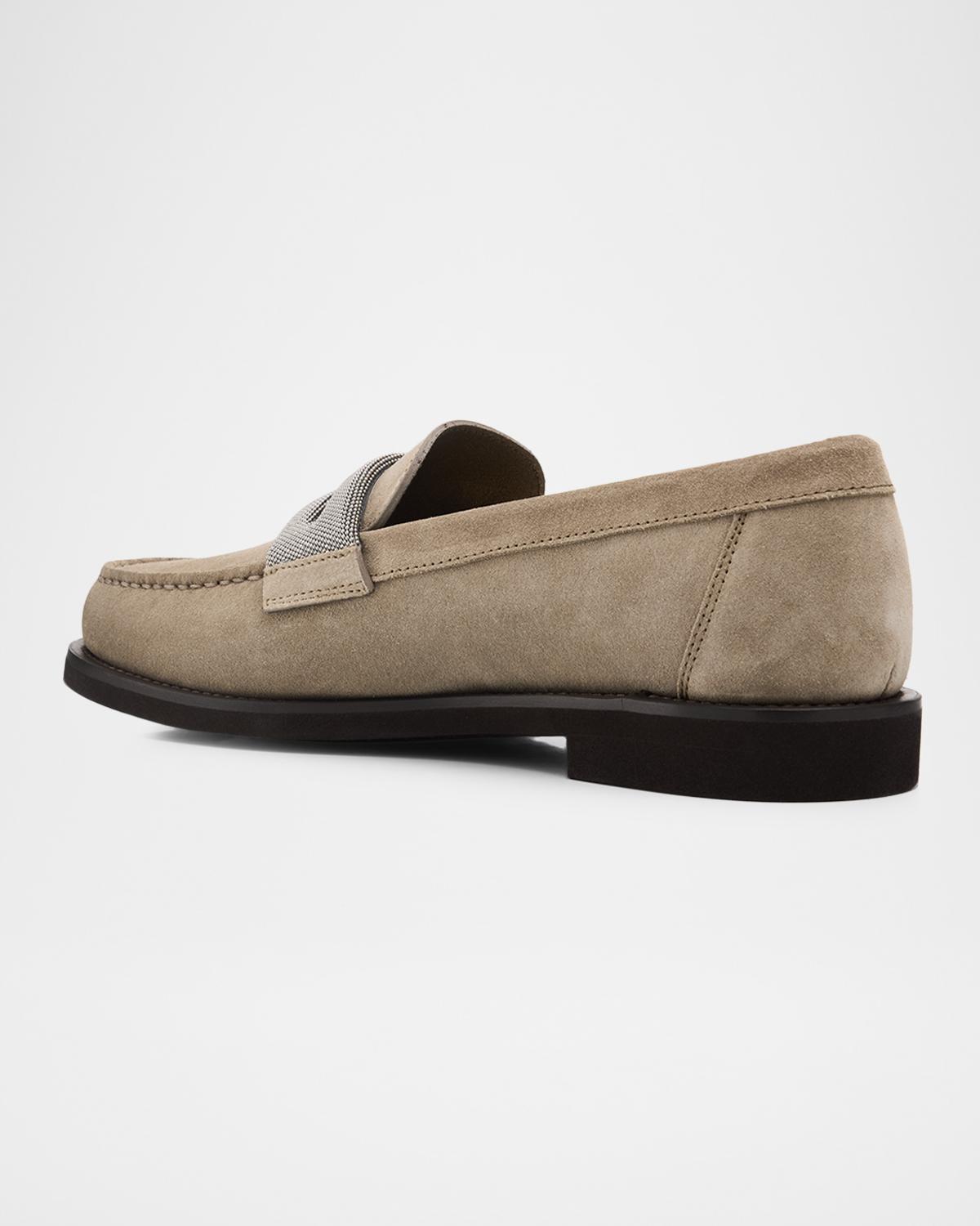 Brunello Cucinelli Leather Lace-Up Sneakers | Thumbnail 4 Brunello Cucinelli Leather Lace-Up Sneakers | Thumbnail 4